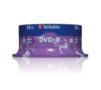 Verbatim dvd+r 120 min. / 4.7gb 16x 25-pack spindel datalife plus, scratch resistant surface