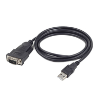 Gembird USB 2.0 to RS232/DB9M serial port converter cable , 1,5m , *USBAM, *RS232 , *DB9M