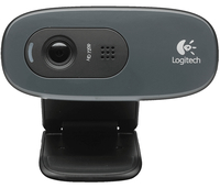Logitech HD Webcam C270, USB, 720p 30 fps, mono microfoon, UVC ondersteund