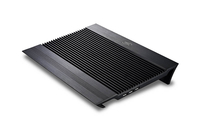 DeepCool N8 Black Laptop Cooler, 2x 140mm Fan, Aluminium Panel, 4x USB:2.0 Ports