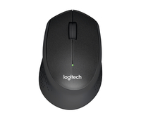 Logitech M330 Silent Plus Wireless Optical Retail M330, 1000 dpi, USB 2.4GHz, 1xAA, Zwart