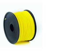 Gembird PLA plastic filament for 3D printers, 1.75 mm diameter, yellow