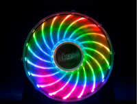 Akasa Vegas X7 RGB Fan, 120 mm motherboard control LED fan, RGB header