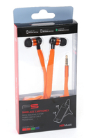 FREESTYLE SHOELACE EARPHONES + MIC FH2112 ORANGE 42779