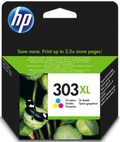 HP 303xl tri-color, 10 ml, hoog rendement, origineel, voor envy photo 62xx, photo 71xx, photo 78xx tango