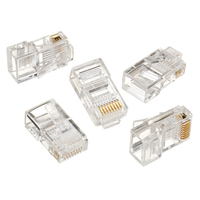 Gembird UTP connector 8-pins 8P8C (RJ45) voor LAN Cable Solid, bag 50 pcs, *RJ45M, *LAN