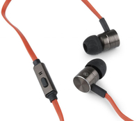 Gembird London Stereo in-ear Headset met microfoo, 10mm driver, 20-20.000 Hz, 5mW, 1,2 m, 15 gram, platte kabel