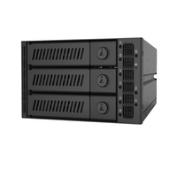 Chieftec Accessory // 2 x 5.25 bays for 3 SAS or S-ATA HDDs, Hot-Swap, full metal