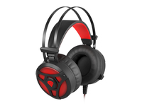 Genesis Headset Genesis Neon 360 With Microphone Illuminated Vibration Black-Red