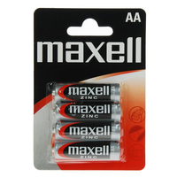 MAXELL BATTERY MANGANESE/ZINC R6/AA BLISTER*4 774405.04.EU, multipack
