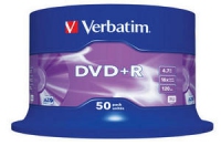 VERBATIM DVD+R 4,7GB 16X CAKE*50 43550, multipack