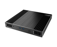 Akasa Plato X7D, Slim Fanless case for Intel NUC 7thGen (Brd Specific) 4 Front USB, 2.5 HDD/SSD, Serial Support (Unbranded)