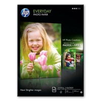 HP semi-glossy photo paper inktjet 200g/m2 a4 100 sheets pack