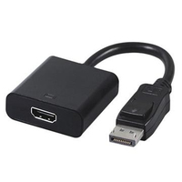 Gembird DisplayPort naar HDMI adapterkabel, 10 cm, zwart, *DPM, *HDMIF