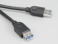 Akasa USB 3.0 Cable extension, SuperSpeed 5Gbps USB A cable extension (male to female) , 1,5m , *USBAM, *USBAF