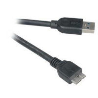 Akasa USB 3.0 Cable, SuperSpeed 5Gbps USB A - Micro USB B , 1m , *USBAM, *MUSBBM