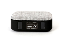 OMEGA Bluetooth 4.1 Wireless Speaker with FM Radio / Handsfree / MicroSD / USB / 3W / Grey fabric