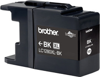 Brother lc-1280 inktcartridge zwart extra high capacity 2.400 pagina s 1-pack