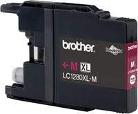 Brother lc-1280 inktcartridge magenta extra high capacity 1.200 pagina s 1-pack