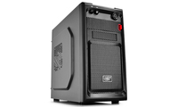 DeepCool SMARTER Micro-ATX PC Case, Solid Side Panel with Fan Mount, Airflow Optimised Front Panel, 1xUSB:3.0/1x USB:2.0/1xAudio/1xMic