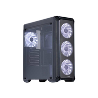 Zalman I3 ATX Mid Tower PC Case, Mesh front for efficient cooling, Pre-installed fan: 3 x 120mm white LED front, 1 x 120mm white LED rear, 2 x 3.5, 3 x 2.5, Arcyl window left, 457(D) x 195(W) x 467(H)mm