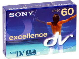 Sony DV tape 60 min met geheugen