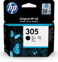 HP 305 black original - 2 ml, voor deskjet 1255, 27xx deskjet plus 41xx envy 60xx envy pro 64xx