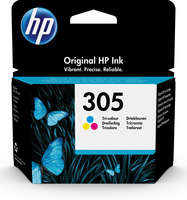 HP 305 tri-color original ink, 4.48 ml, voor deskjet 1255, 27xx deskjet plus 41xx envy 60xx envy pro 64xx
