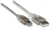 Manhattan USB 2.0 Cable , USB A - USB B , 1,8m , *USBAM, *USBAF