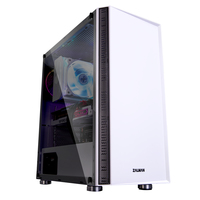 Zalman ATX Mid-Tower Case / - Front: 1x 120mm fan, Rear: 1x 120mm RGB fan / - RGB fan controller button on Top / - White Glossy finish Inside / - Tempered glass on left side / - Support 240mm AIO Water Cooler (Front) / - Dimension : 408 x 202 x 456mm