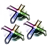 Zalman 140mm RGB fan 3-Pack with Z.SYNC / Addresable 3 Pin connector / Unique reversed fan impeller design for high cooling performance / Spider leg shaped for minimized vibration and noise / Long lasting Advanced FDB(120,000hours)