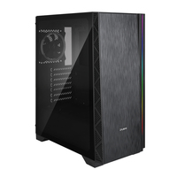 Zalman Z3 NEO ATX Mid-Tower Case, Front: 1x 120mm fan, Rear: 1x 120mm Addressable RGB fan, Addressable RGB stripe Front, Tempered glass left side, Support 120/240/280/360mm AIO Water Cooler, Dimension: 401 x 210 x 480mm