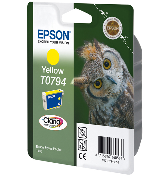 Epson cartridge Stylus photo 1400 Yellow