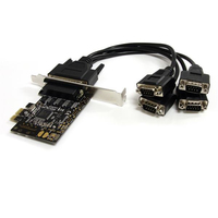 Startech 4 Port PCI Express Serial Card met breakout kabel