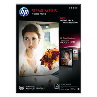 Hewlett packard premium plus semi-gloss photo paper wit 300g/m2 a4 20 sheets 1-pack