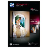 Hewlett packard premium plus glossy photo paper wit 300g/m2 a3 20 sheets 1-pack
