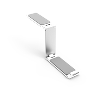 Zalman Aluminum Headset Hanger - Easy attachable to PC or desk - strong magnet - silver