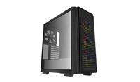 DeepCool CG540 Mid-Tower ATX PC Case, 3x Pre-Installed 120mm ARGB Fans, 1x Pre-Installed 140mm Fan, Tempered Glass Front and Side Panel, 5V ARGB Motherboard Control, 2xUSB:3.0/1xAudio
