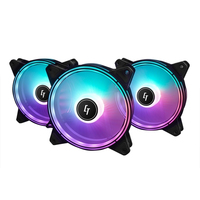 Chieftec Accessory // 3x RGB Rainbow fan+ Fan controler