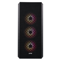 XPG DEFENDER, Black, E-ATX Mid Tower, 3.5incx2, I/O: USBx2, HD Audiox1, Resetx1, Powerx1, Fan: Frontx2, Rearx1