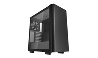 DeepCool CK500 Mid-Tower ATX PC Case, 2x Pre-Installed 140mm Fans, Tempered Glass Side Panel, 2xUSB:3.0/1xUSB Typer-C/1xAudio
