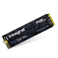 Integral 256 GB M2-Series M.2 SSD, PCIe, NVMe, 22 x 80 mm, PCI3x4, 3350/1350