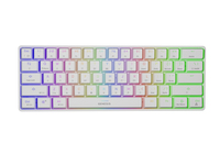 Genesis Gaming Keyboard Genesis Thor 660 Us White Wireless RGB Mechanical Gateron Red