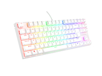 Genesis Gaming Keyboard Genesis Thor 303 TKL Us Layout RGB Backlight Mechanical Brown Switch White Hot Swap